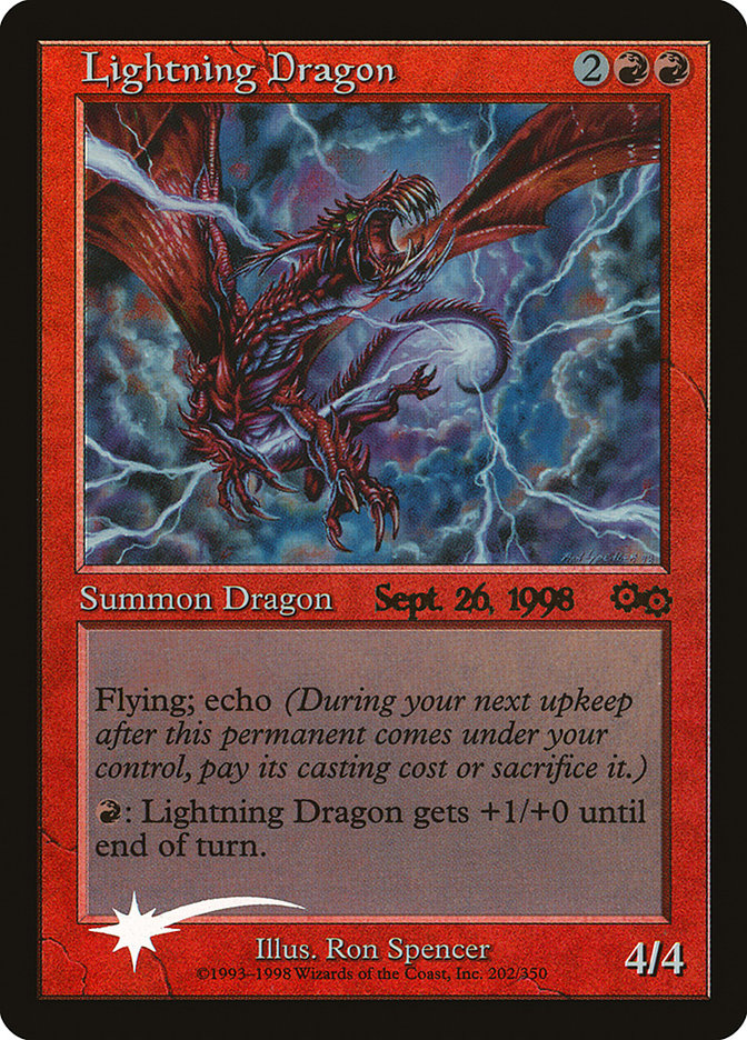 Lightning Dragon [Urza's Saga Promos] | Eastridge Sports Cards & Games