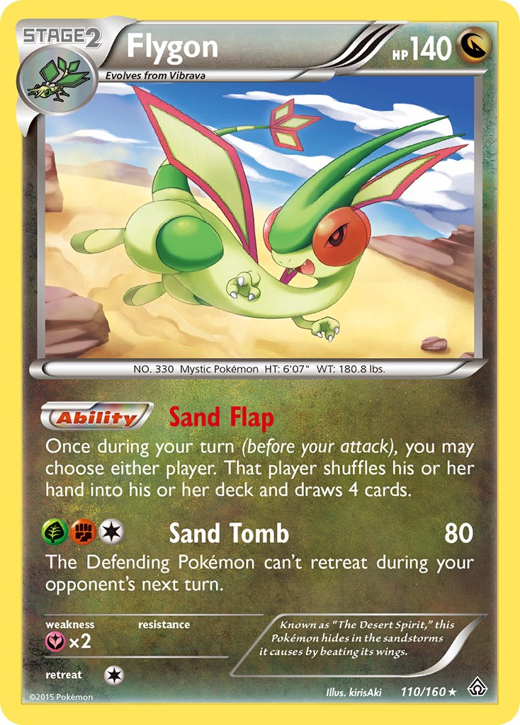 Flygon (110/160) (Cosmos Holo) (Blister Exclusive) [XY: Primal Clash] | Eastridge Sports Cards & Games