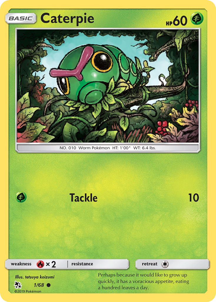 Caterpie (1/68) [Sun & Moon: Hidden Fates] | Eastridge Sports Cards & Games