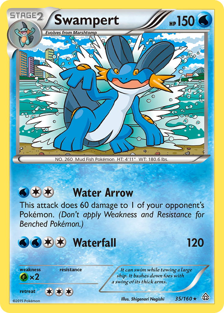 Swampert (35/160) [XY: Primal Clash] | Eastridge Sports Cards & Games