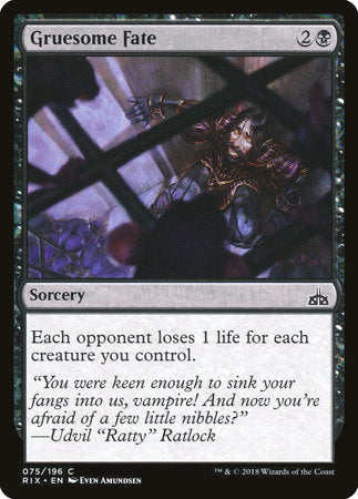 Gruesome Fate [Rivals of Ixalan] | Eastridge Sports Cards & Games