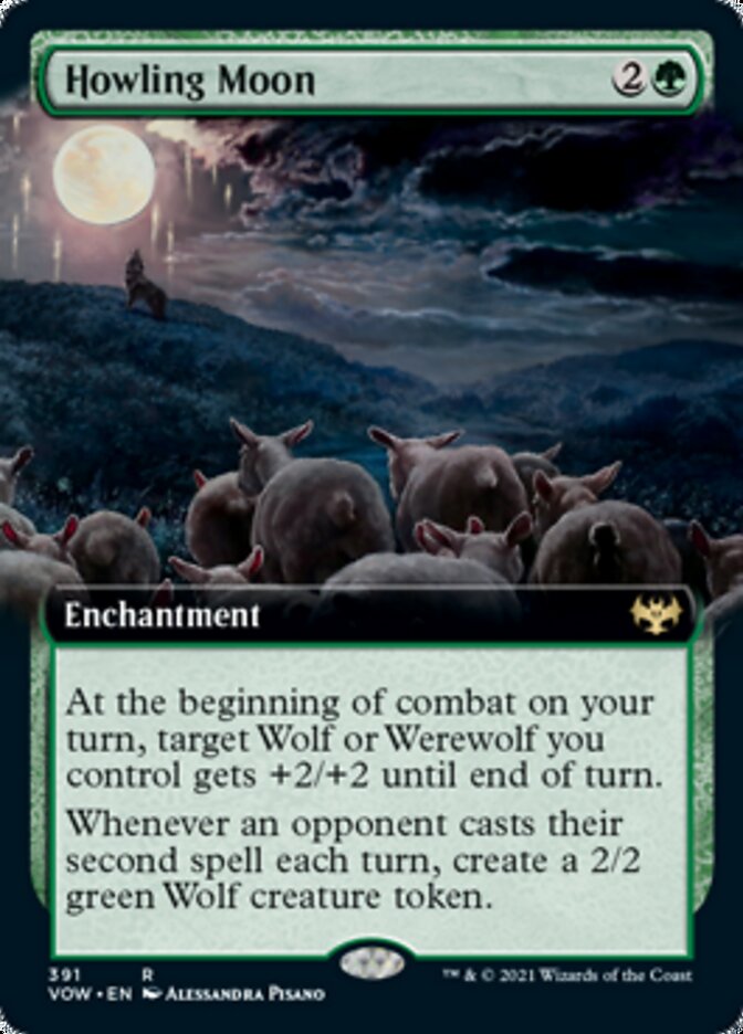 Howling Moon (Extended) [Innistrad: Crimson Vow] | Eastridge Sports Cards & Games