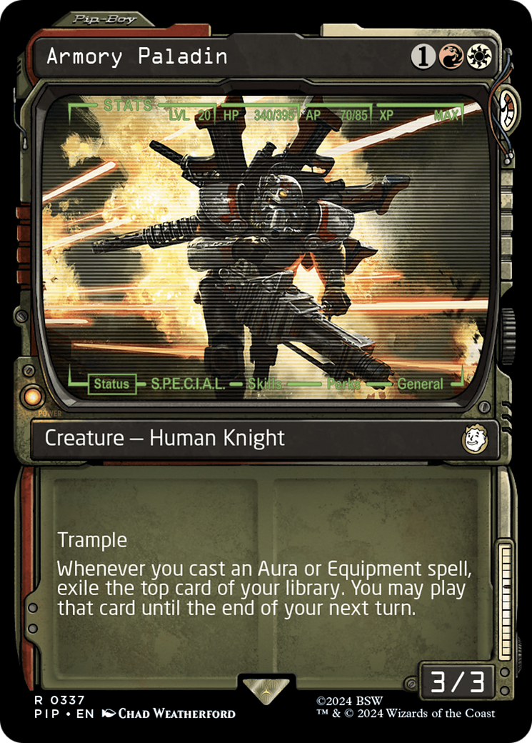 Armory Paladin (Showcase) [Fallout] | Eastridge Sports Cards & Games