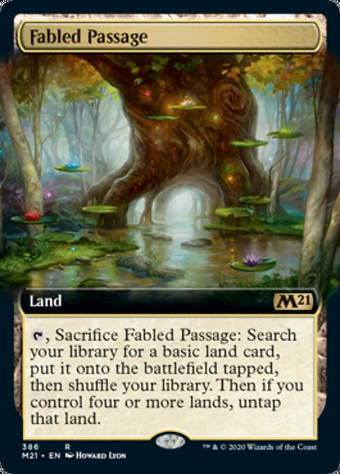 Fabled Passage (Extended Art) [Core Set 2021] | Eastridge Sports Cards & Games