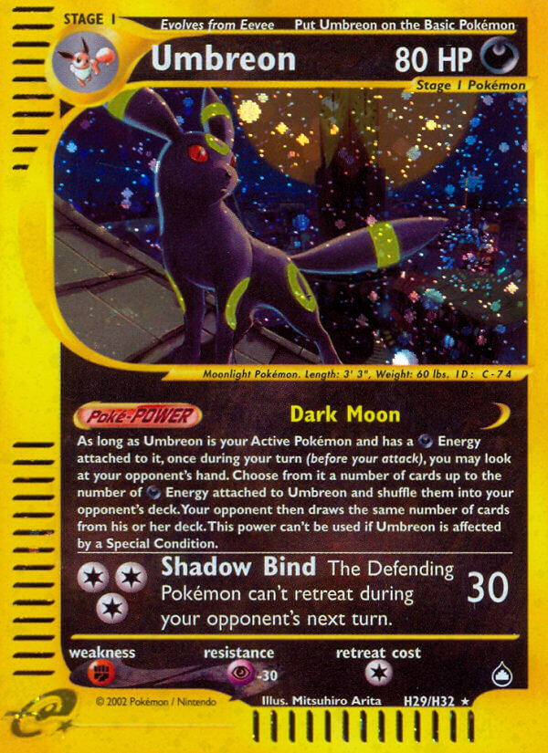 Umbreon (H29/H32) [Aquapolis] | Eastridge Sports Cards & Games