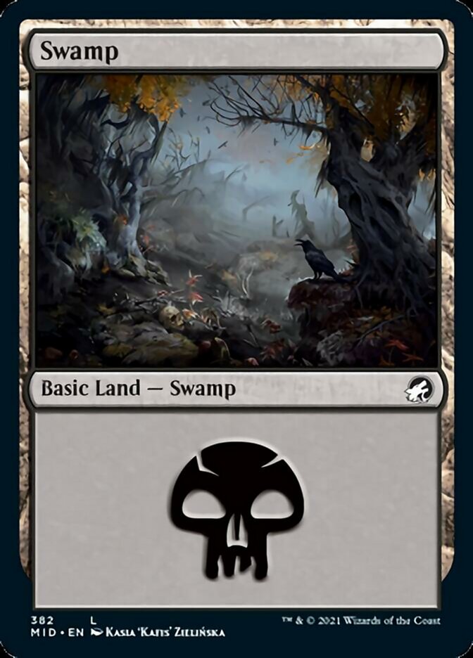 Swamp (382) [Innistrad: Midnight Hunt] | Eastridge Sports Cards & Games