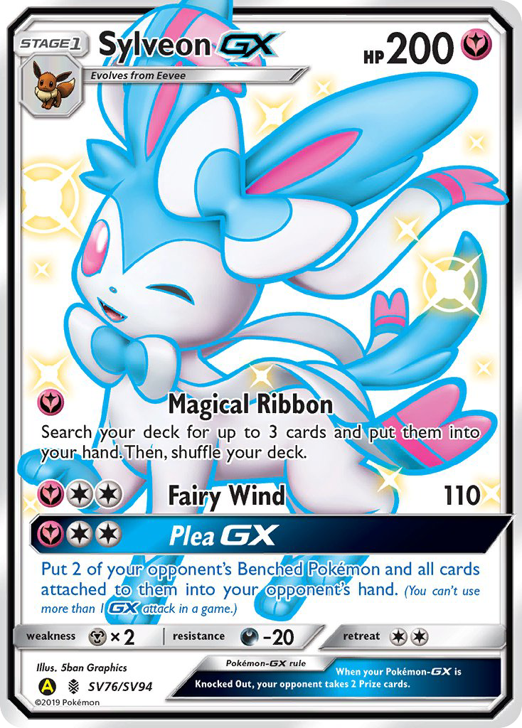 Sylveon GX (SV76/SV94) [Sun & Moon: Hidden Fates - Shiny Vault] | Eastridge Sports Cards & Games