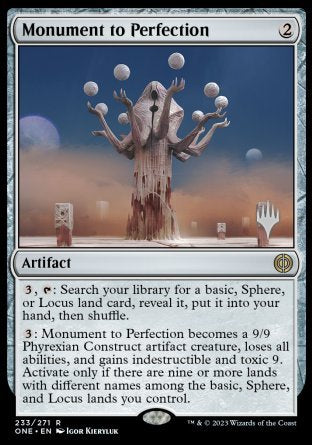 Monument to Perfection (Promo Pack) [Phyrexia: All Will Be One Promos] | Eastridge Sports Cards & Games