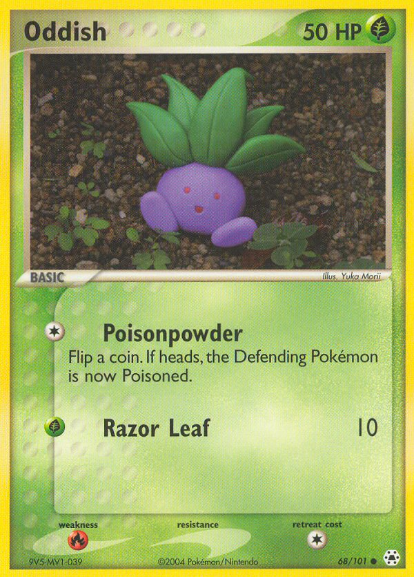 Oddish (68/101) [EX: Hidden Legends] | Eastridge Sports Cards & Games