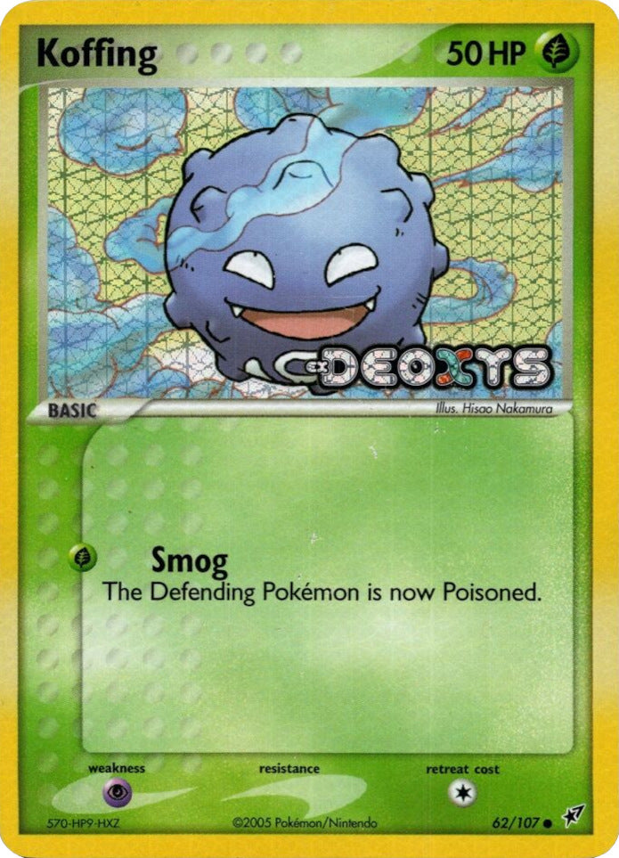 Koffing (62/107) (Stamped) [EX: Deoxys] | Eastridge Sports Cards & Games