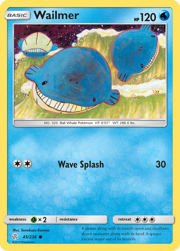 Wailmer (45/236) [Sun & Moon: Cosmic Eclipse] | Eastridge Sports Cards & Games