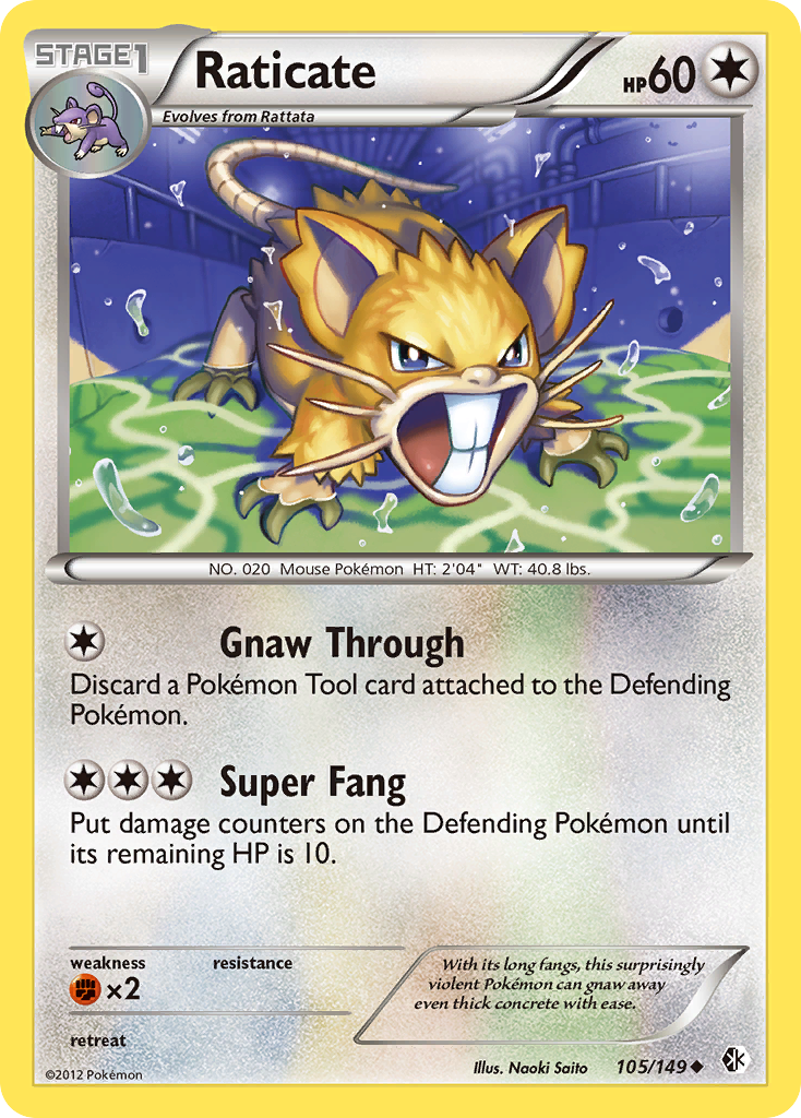 Raticate (105/149) [Black & White: Boundaries Crossed] | Eastridge Sports Cards & Games