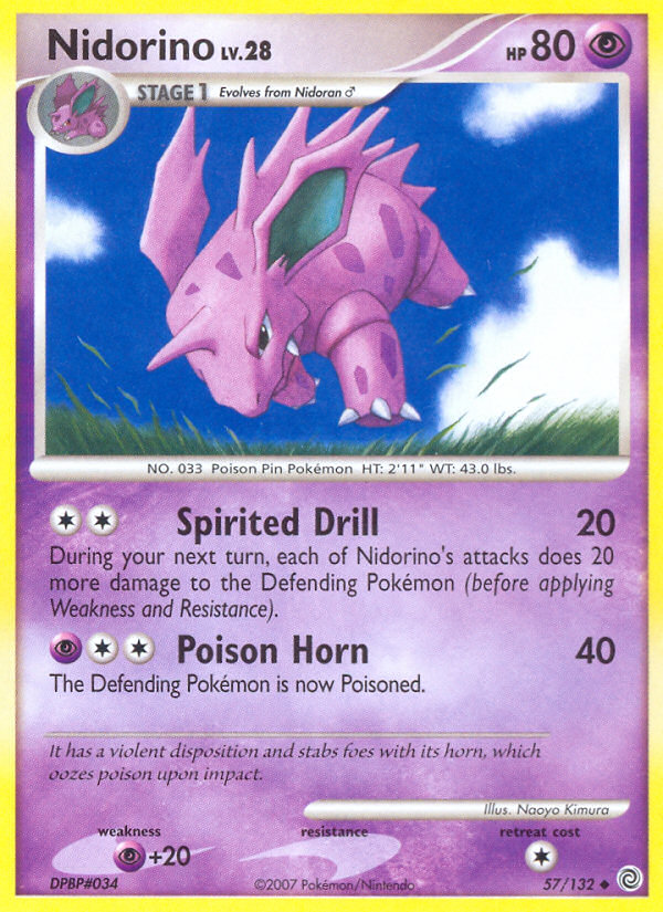 Nidorino (57/132) [Diamond & Pearl: Secret Wonders] | Eastridge Sports Cards & Games