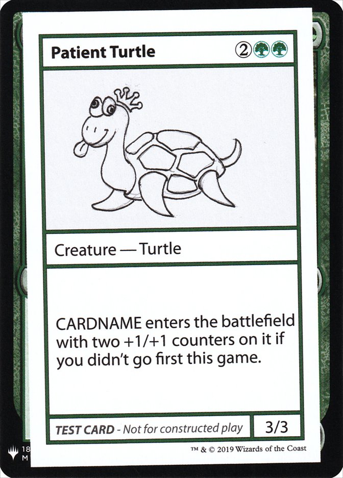 Patient Turtle [Mystery Booster Playtest Cards] | Eastridge Sports Cards & Games