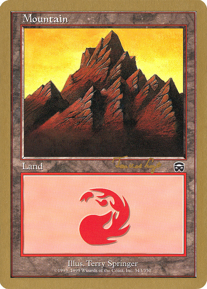 Mountain (343) (Tom van de Logt) [World Championship Decks 2001] | Eastridge Sports Cards & Games