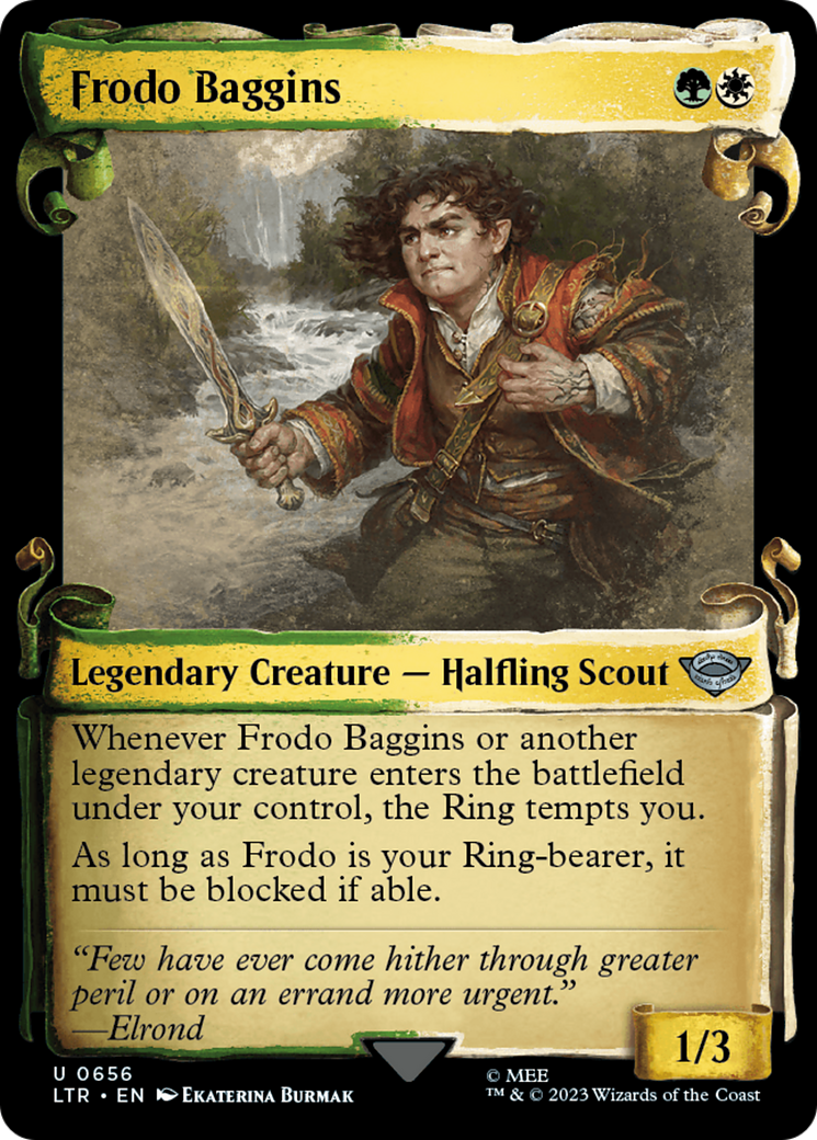 Frodo Baggins [The Lord of the Rings: Tales of Middle-Earth Showcase Scrolls] | Eastridge Sports Cards & Games