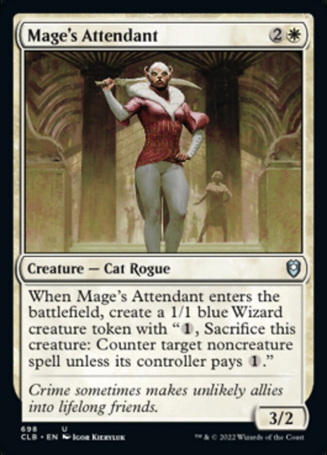 Mage's Attendant [Commander Legends: Battle for Baldur's Gate] | Eastridge Sports Cards & Games