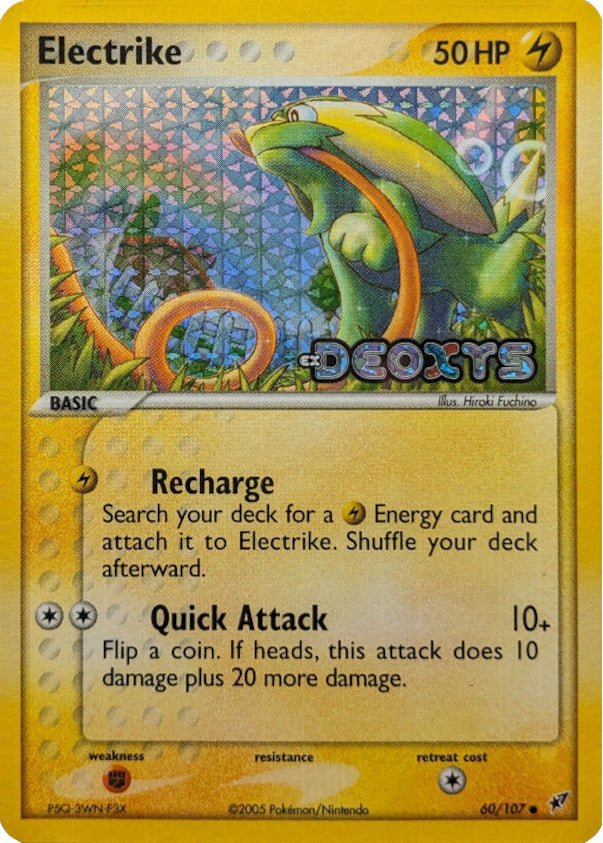 Electrike (60/107) (Stamped) [EX: Deoxys] | Eastridge Sports Cards & Games