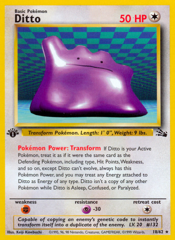 Ditto (18/62) [Fossil 1st Edition] | Eastridge Sports Cards & Games