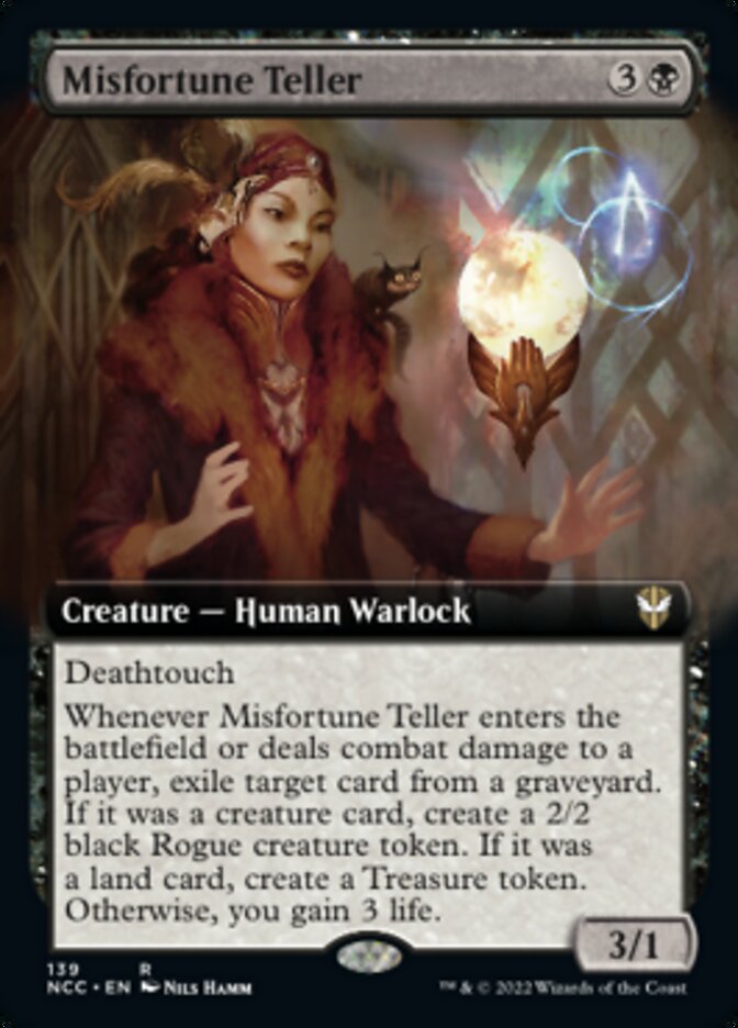 Misfortune Teller (Extended Art) [Streets of New Capenna Commander] | Eastridge Sports Cards & Games