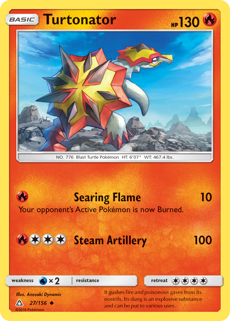 Turtonator (27/156) [Sun & Moon: Ultra Prism] | Eastridge Sports Cards & Games