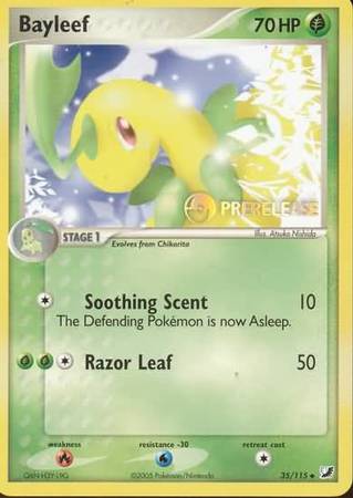 Bayleef (35/115) (Prerelease Promo) [Nintendo: Black Star Promos] | Eastridge Sports Cards & Games