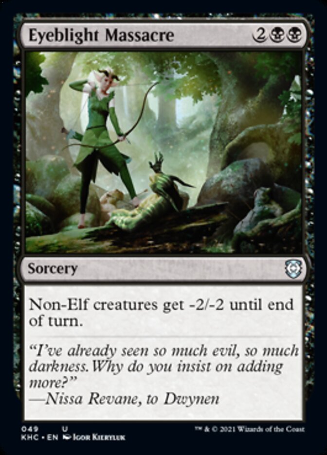 Eyeblight Massacre [Kaldheim Commander] | Eastridge Sports Cards & Games