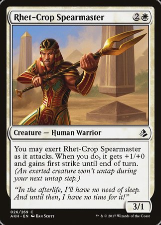 Rhet-Crop Spearmaster [Amonkhet] | Eastridge Sports Cards & Games