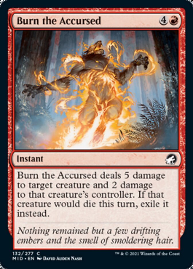 Burn the Accursed [Innistrad: Midnight Hunt] | Eastridge Sports Cards & Games