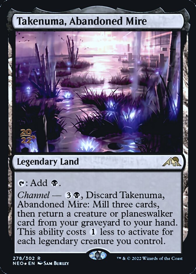 Takenuma, Abandoned Mire [Kamigawa: Neon Dynasty Prerelease Promos] | Eastridge Sports Cards & Games