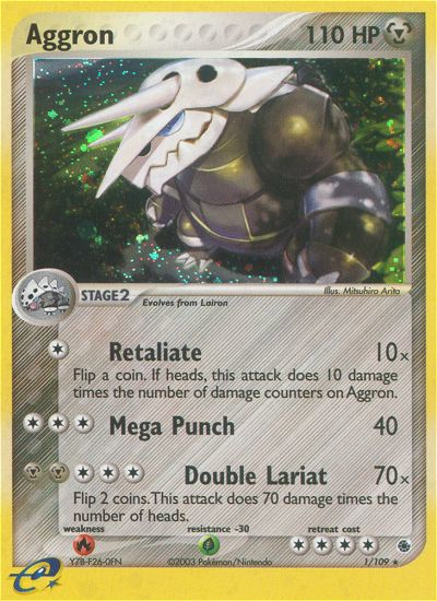 Aggron (1/109) [EX: Ruby & Sapphire] | Eastridge Sports Cards & Games