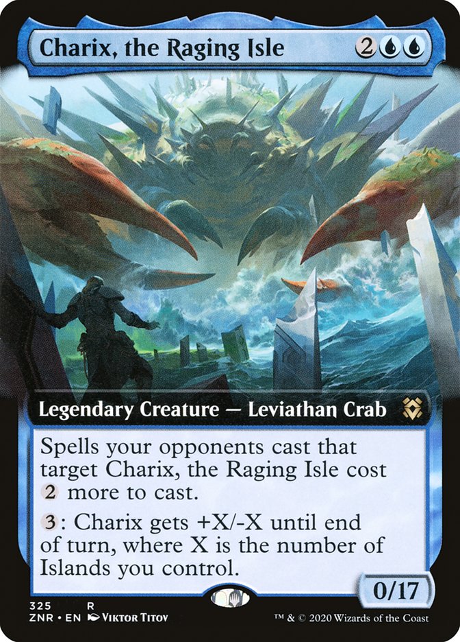 Charix, the Raging Isle (Extended Art) [Zendikar Rising] | Eastridge Sports Cards & Games