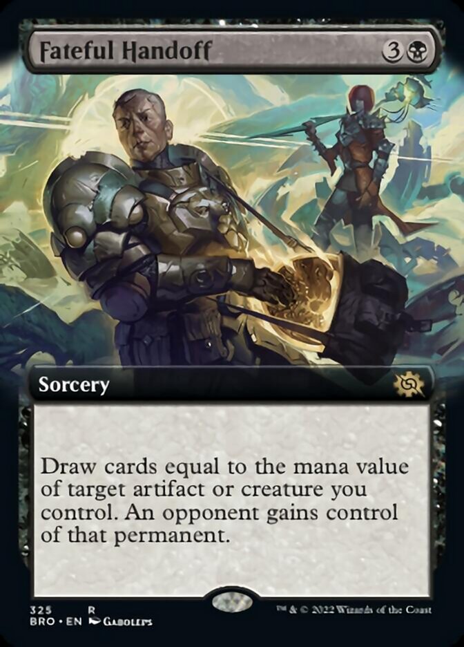 Fateful Handoff (Extended Art) [The Brothers' War] | Eastridge Sports Cards & Games