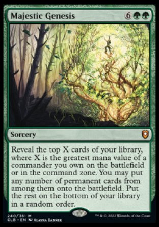 Majestic Genesis [Commander Legends: Battle for Baldur's Gate] | Eastridge Sports Cards & Games