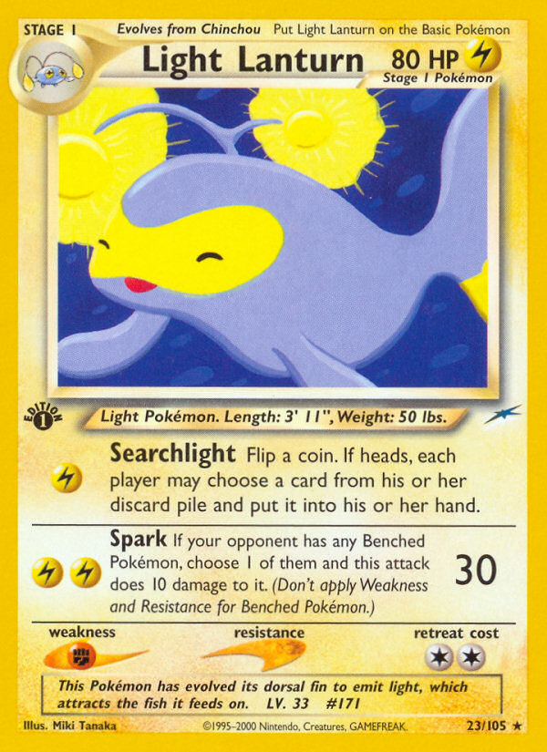 Light Lanturn (23/105) [Neo Destiny 1st Edition] | Eastridge Sports Cards & Games