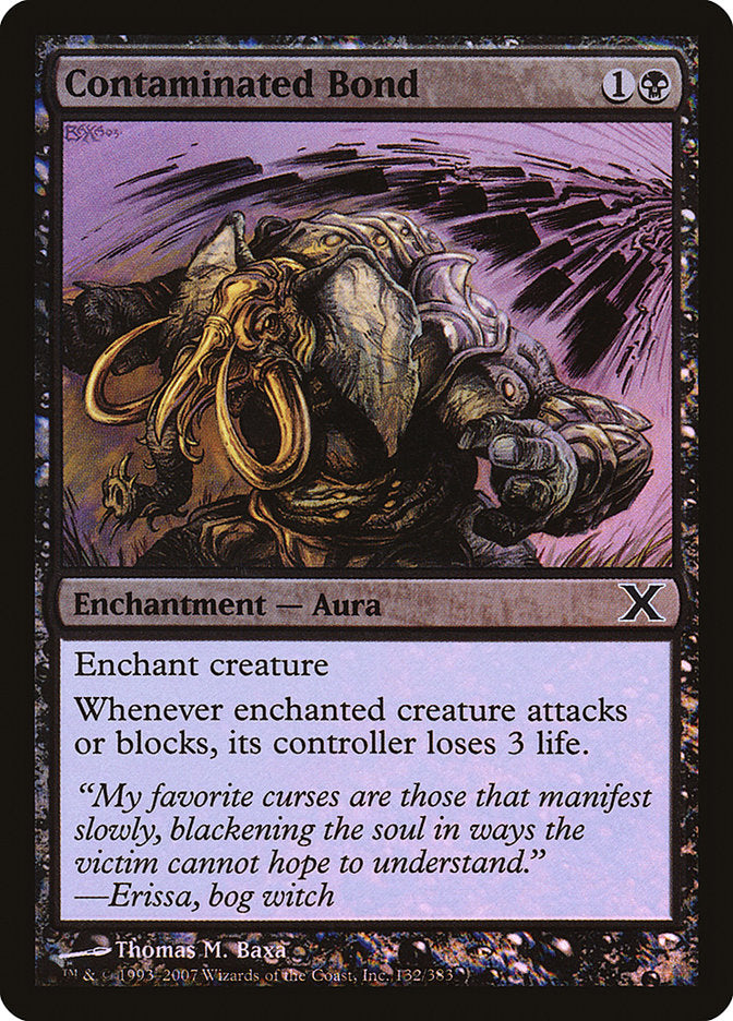 Contaminated Bond (Premium Foil) [Tenth Edition] | Eastridge Sports Cards & Games