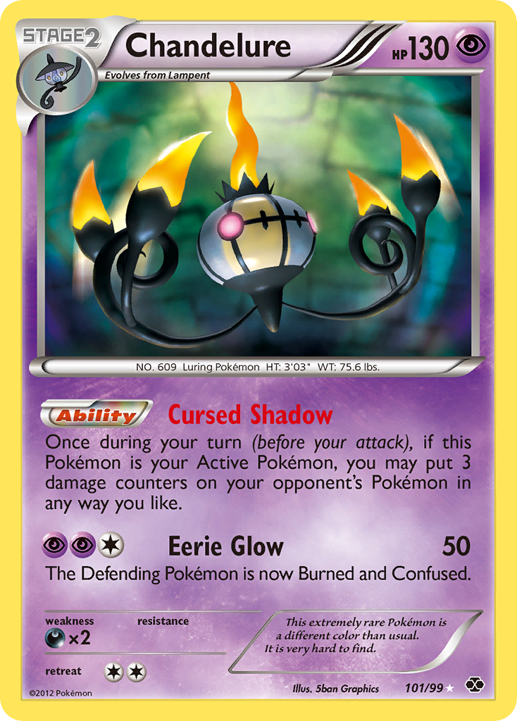 Chandelure (101/99) [Black & White: Next Destinies] | Eastridge Sports Cards & Games