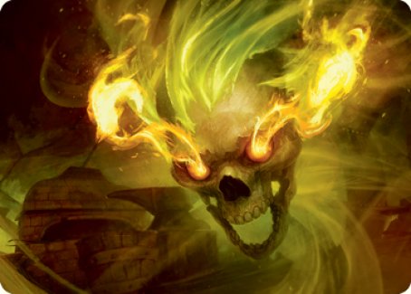 Flameskull Art Card [Dungeons & Dragons: Adventures in the Forgotten Realms Art Series] | Eastridge Sports Cards & Games