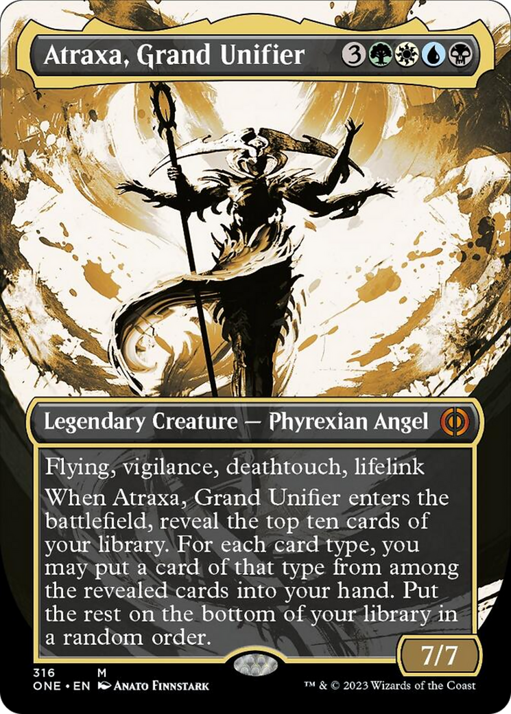 Atraxa, Grand Unifier (Borderless Ichor) [Phyrexia: All Will Be One] | Eastridge Sports Cards & Games