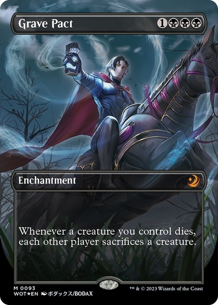 Grave Pact (Anime Borderless) (Confetti Foil) [Wilds of Eldraine: Enchanting Tales] | Eastridge Sports Cards & Games
