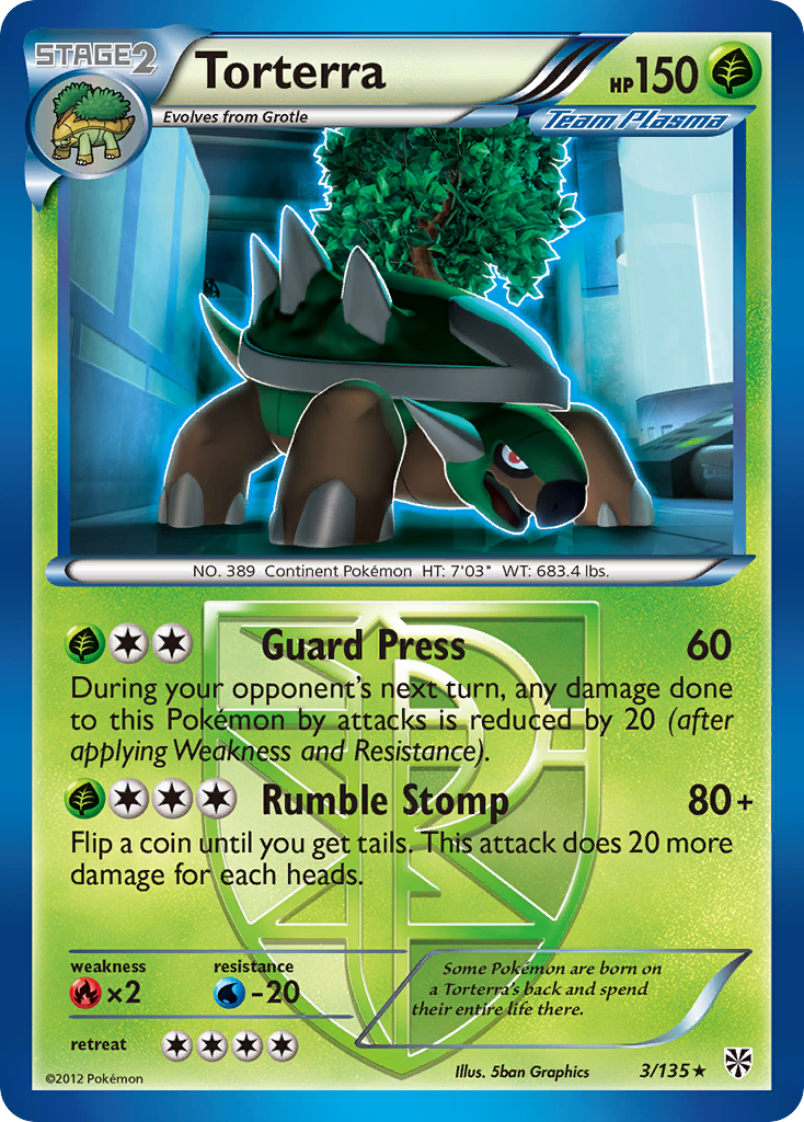 Torterra (3/135) [Black & White: Plasma Storm] | Eastridge Sports Cards & Games