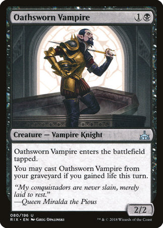 Oathsworn Vampire [Rivals of Ixalan] | Eastridge Sports Cards & Games