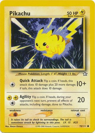 Pikachu (70/111) [Neo Genesis Unlimited] | Eastridge Sports Cards & Games