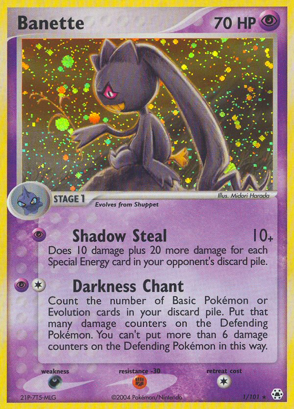 Banette (1/101) [EX: Hidden Legends] | Eastridge Sports Cards & Games