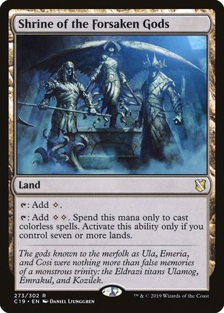 Shrine of the Forsaken Gods [Commander 2019] | Eastridge Sports Cards & Games