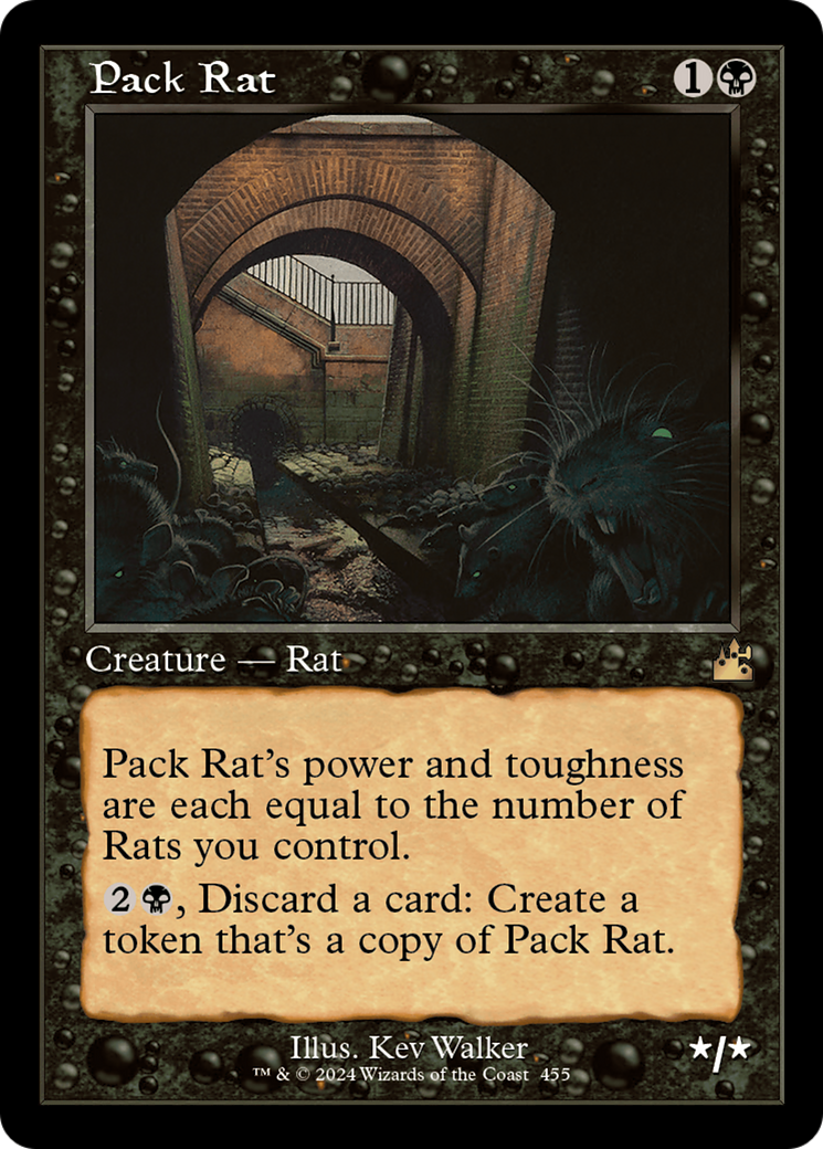 Pack Rat (Retro Frame) [Ravnica Remastered] | Eastridge Sports Cards & Games