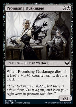 Promising Duskmage [Strixhaven: School of Mages] | Eastridge Sports Cards & Games