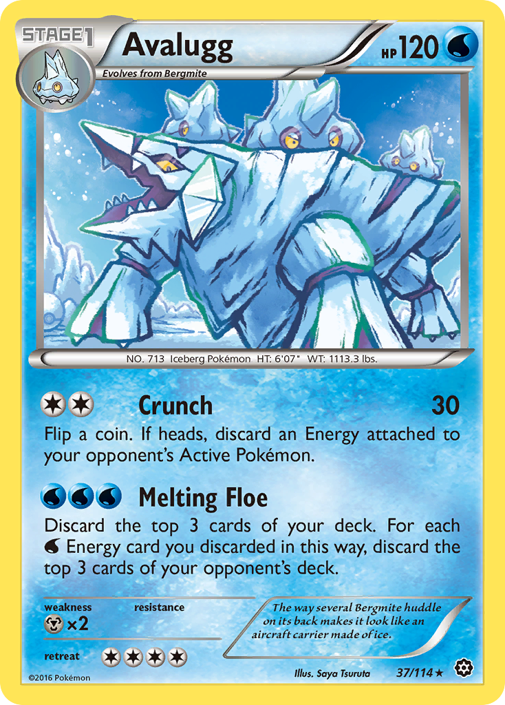 Avalugg (37/114) [XY: Steam Siege] | Eastridge Sports Cards & Games