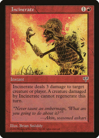 Incinerate [Mirage] | Eastridge Sports Cards & Games