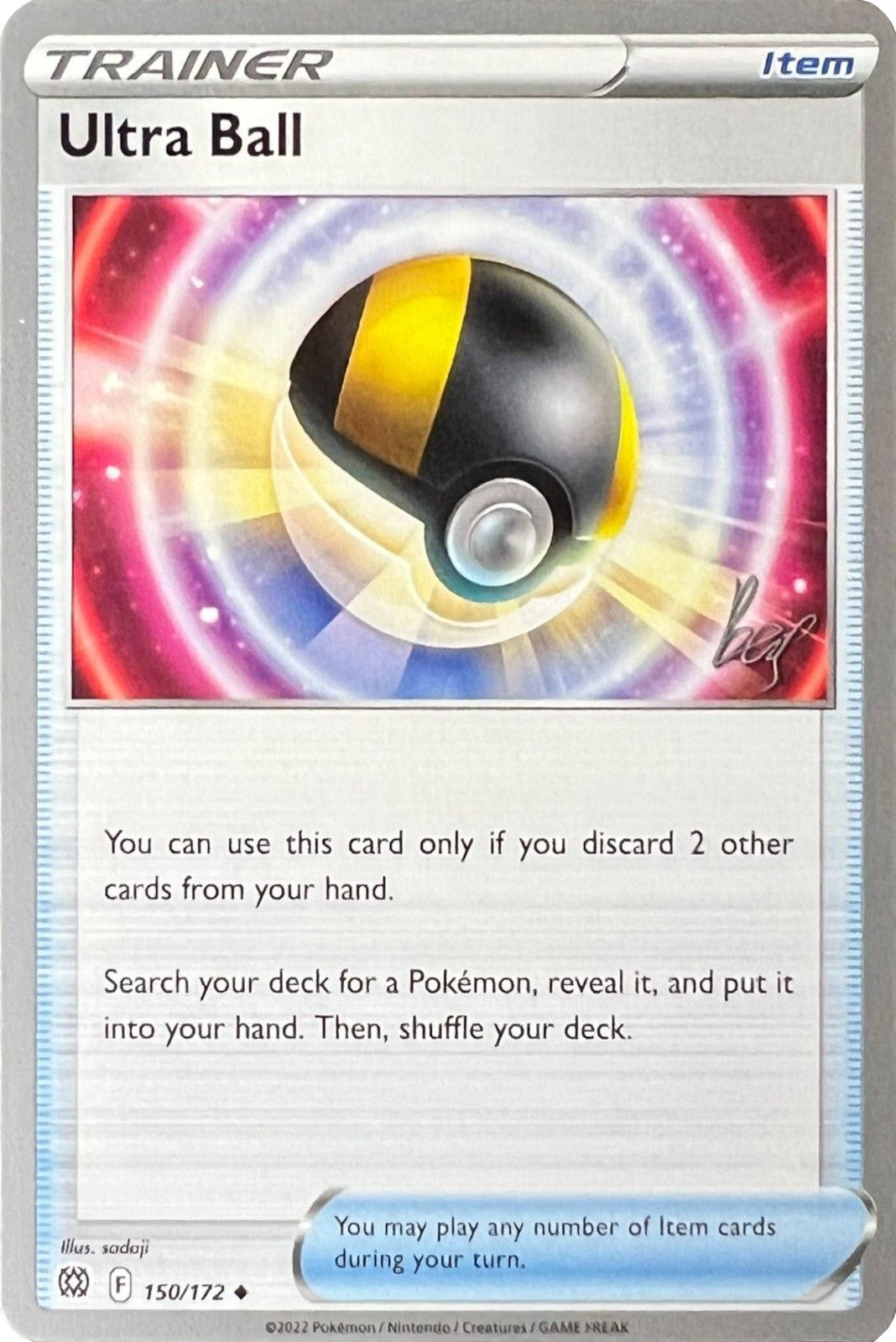 Ultra Ball (150/172) (Cheryl Again - Sebastian Lashmet) [World Championships 2022] | Eastridge Sports Cards & Games